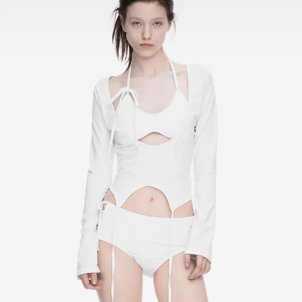 (택O) 나체 Nache 쓰리피스 수영복