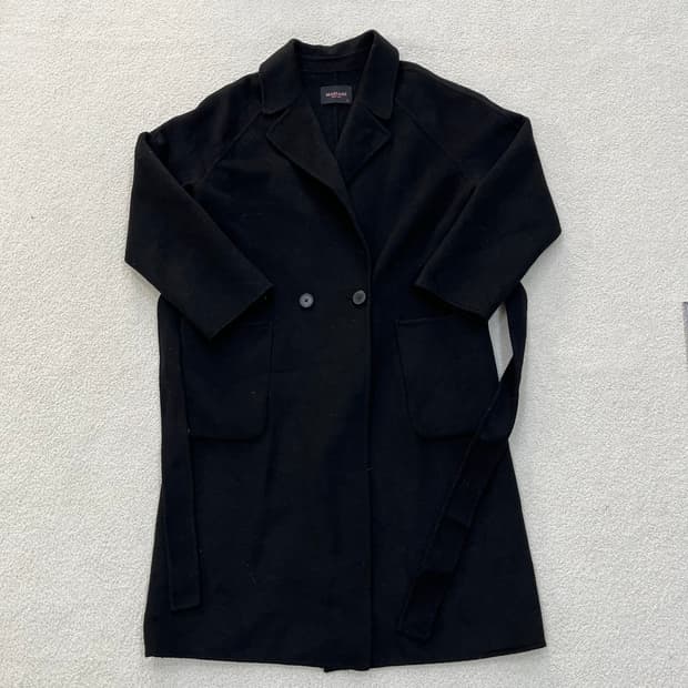 77 마리아니 여성 벨티드 롱코트 0311M