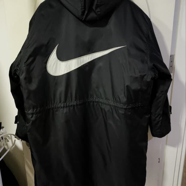 오버핏100 나이키 올드스쿨 벤치파카