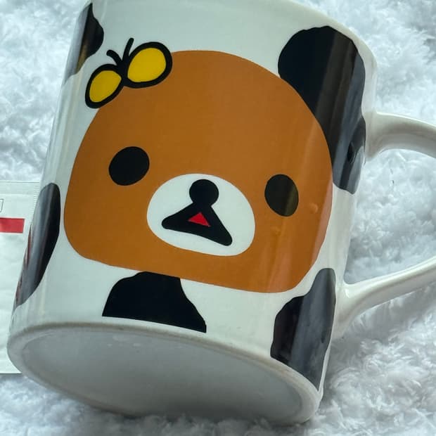 리락쿠마 젖소 머그컵