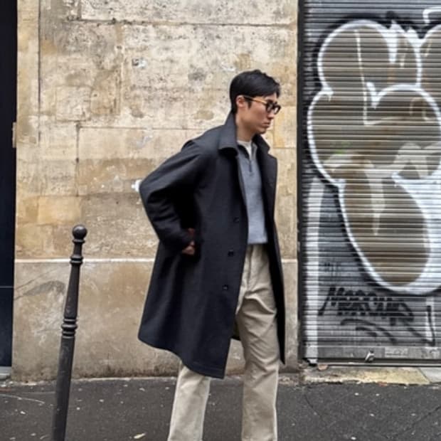 [2] 드레프로젝트 FB코트 차콜그레이