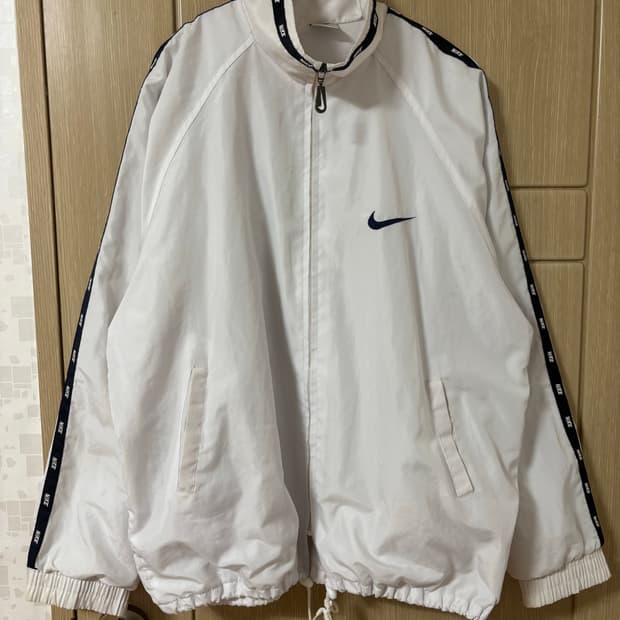 나이키 USA 90s 올드스쿨 화이트 자켓