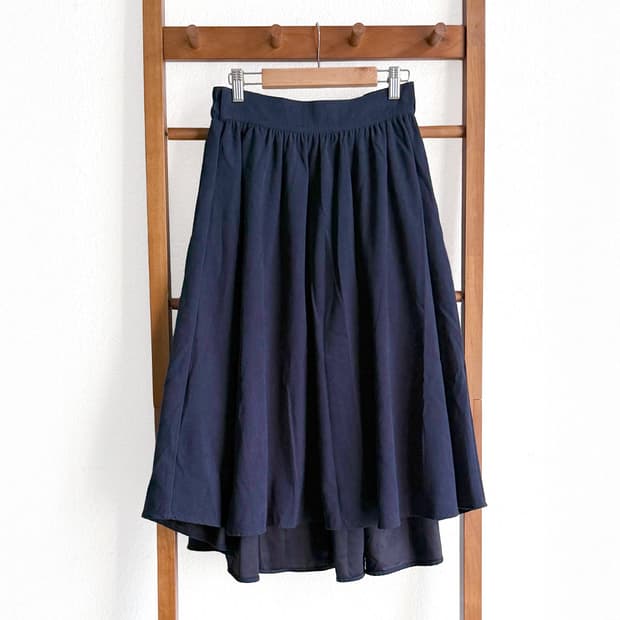 마루마루 네이비 스커트