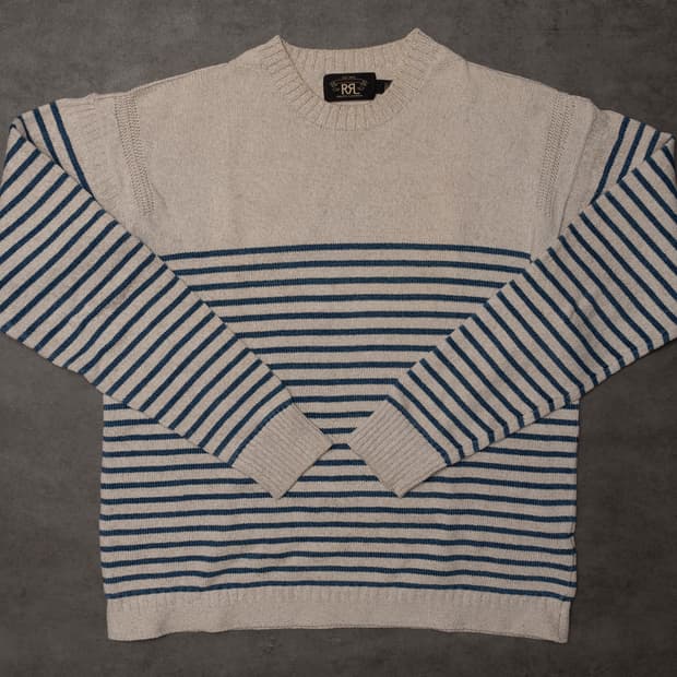 RRL 더블알엘 스트라이프 니트