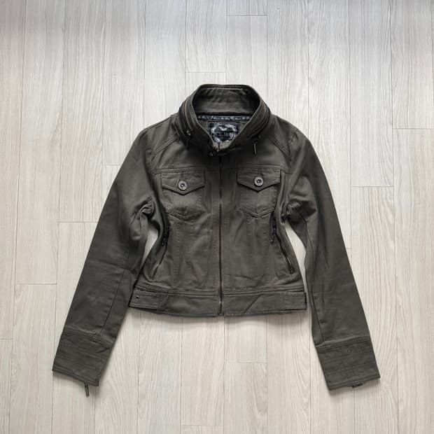 Cecil McBee 세실맥비 하이넥 견장 버클 자켓 아카이브 y2k