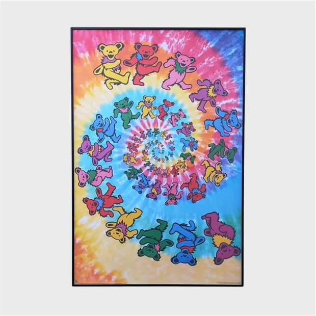 그레이트풀데드 빈티지 포스터 정품 (액자포함) GRATEFUL DEAD