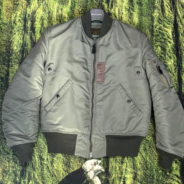 버즈릭슨 Ma-1 slender oirginal spec. green