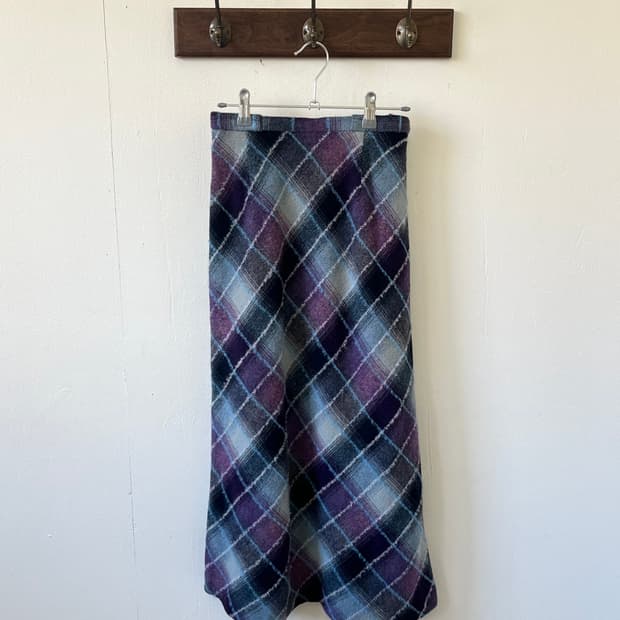 ensuite 스카치 아가일 스커트