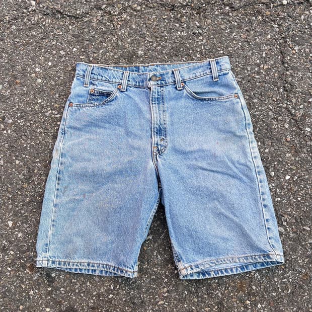 90s (33) USA Levis 550 데님 쇼츠
