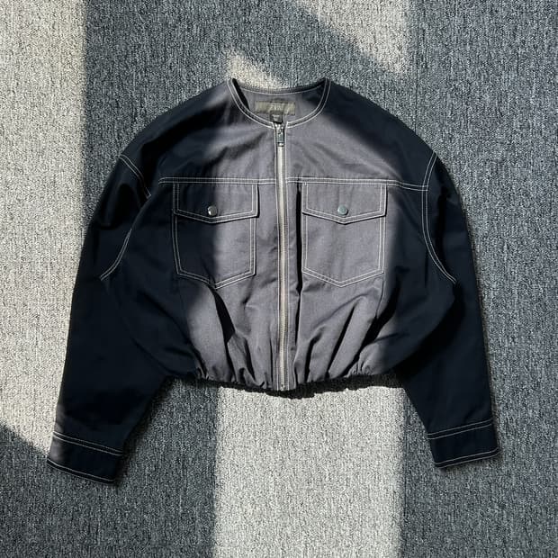 자라 워터 리펠런트 크롭 스티치 자켓