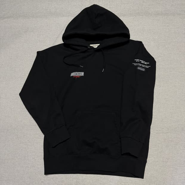 앤더슨벨 17fw 빅로고 후드티