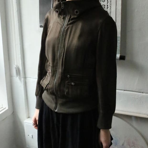 아르마니 익스체인지 카고 밀리터리 자켓