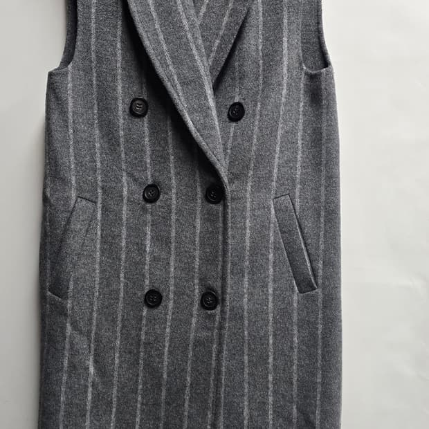 제시뉴욕 울 롱 스트라이프 베스트 55