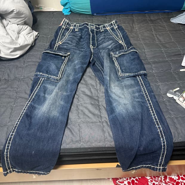트루릴리젼 슈프림 데님 32 사이즈