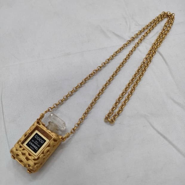 [정품] 초레어 빈티지샤넬 COCO 향수목걸이 샤넬 퍼퓸 네크리스