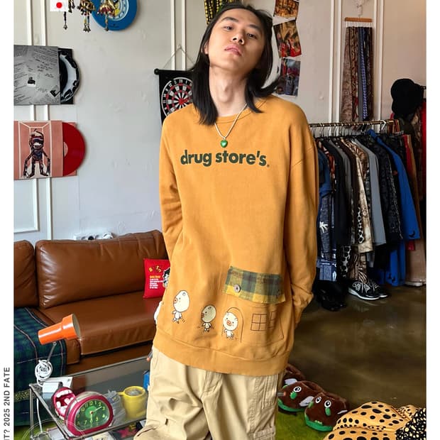 Drug Store's Japan Kitsch Big Sweatshirt
