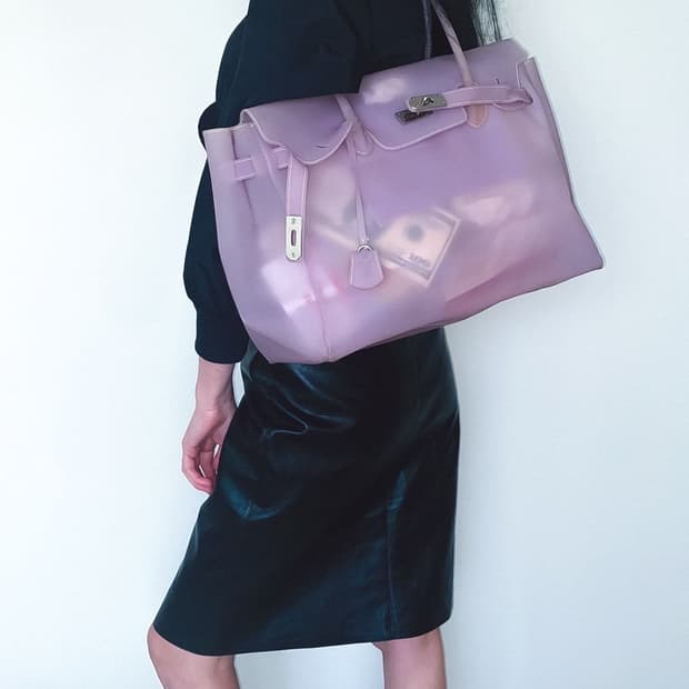 키키 젤리백 젤리버킨 (라벤더)