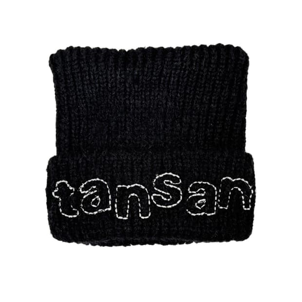 탄산 마그네슘 로고 캣 비니 블랙