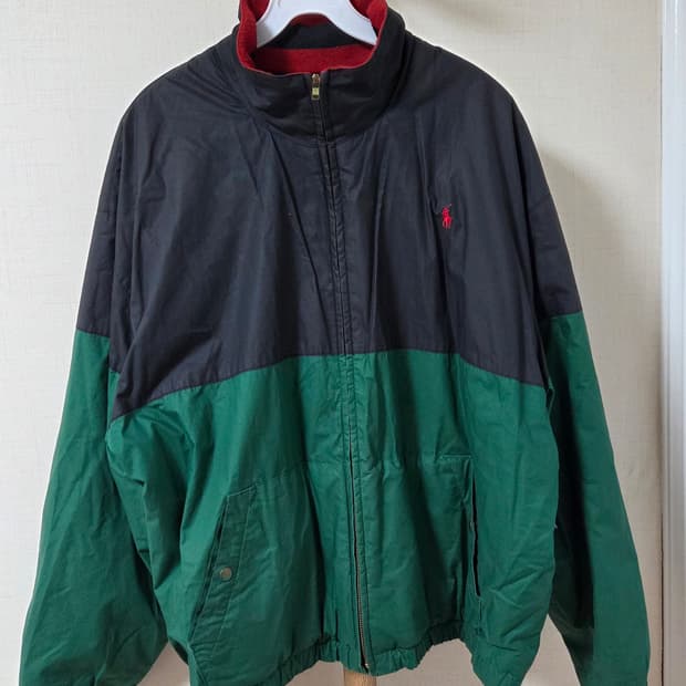 빈티지 폴로 랄프로렌 블랙,그린 자켓