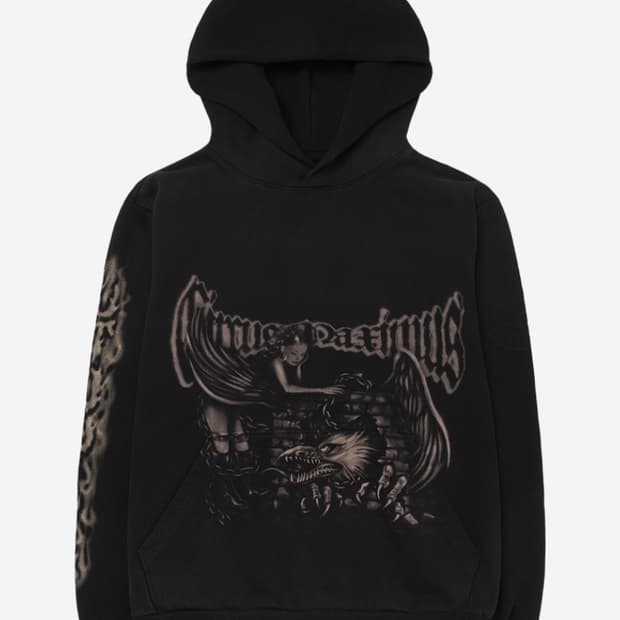 트래비스 스캇 내한머천 후드 L