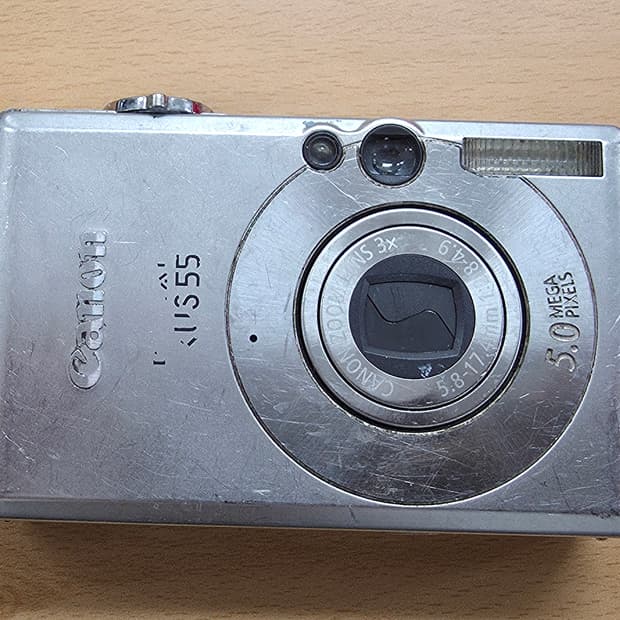 캐논 익서스 55 빈티지 디지털카메라 (하자)