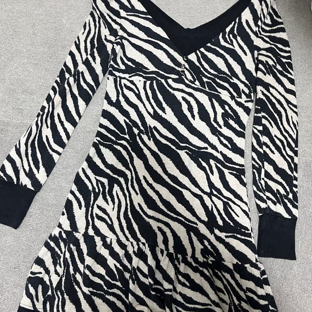 호피 원피스 갸루 오네갸루 