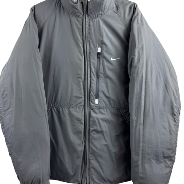 나이키 리버시블 그레이화이트 패딩1539