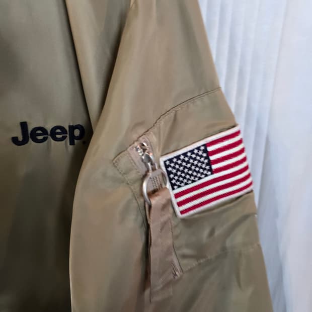 지프 성조기 항공점퍼 