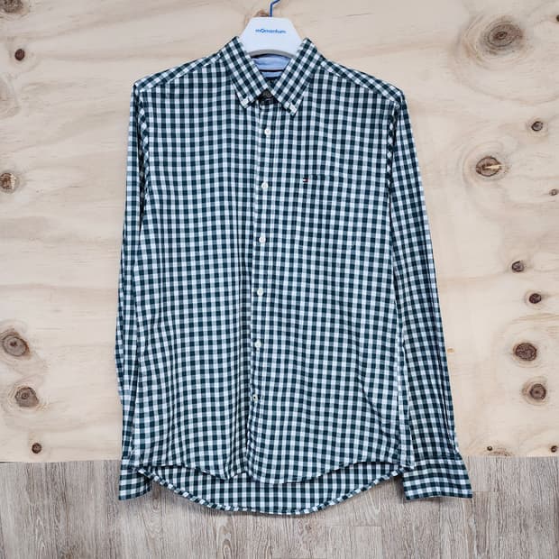 683) 타미힐피거 체크 셔츠
