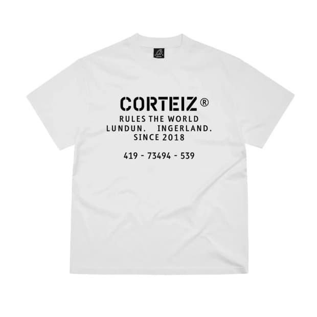 Corteiz 반팔 화이트