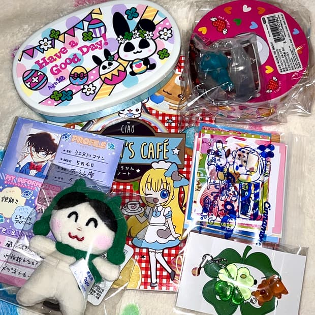 일괄) 일본고전 이라스토야 괴담레스토랑 스티커 도시락통 키링 등