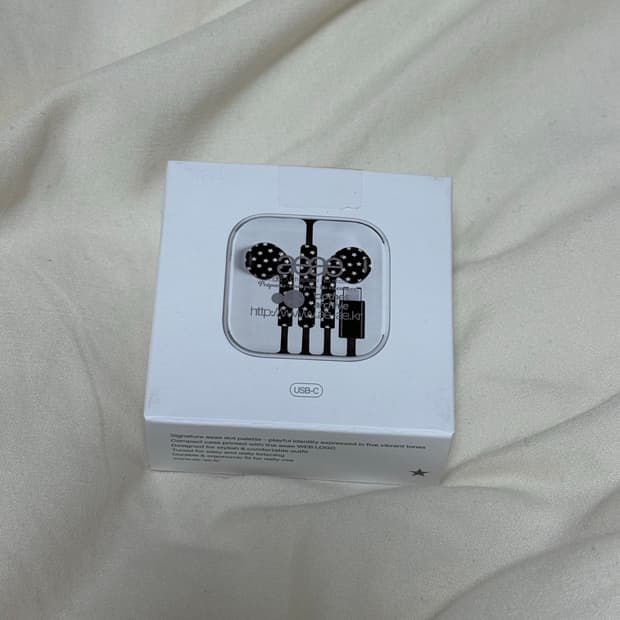 aeae 이어폰 USB-C 블랙