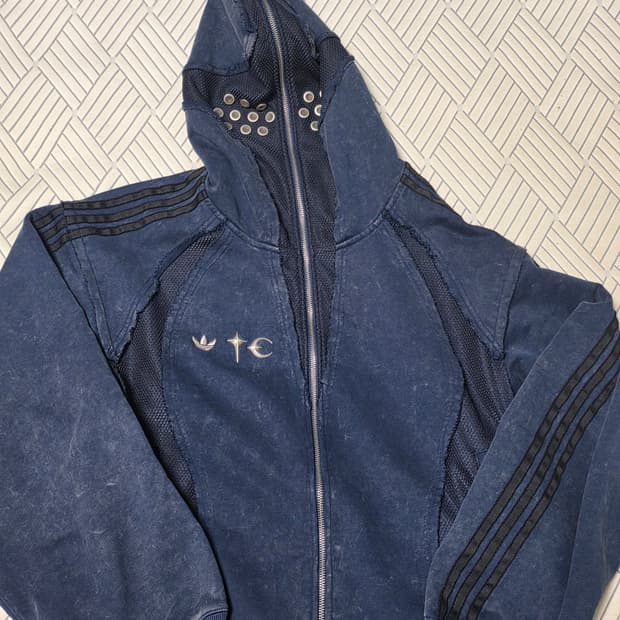 떠그클럽 아디다스 후드 네이비 XL