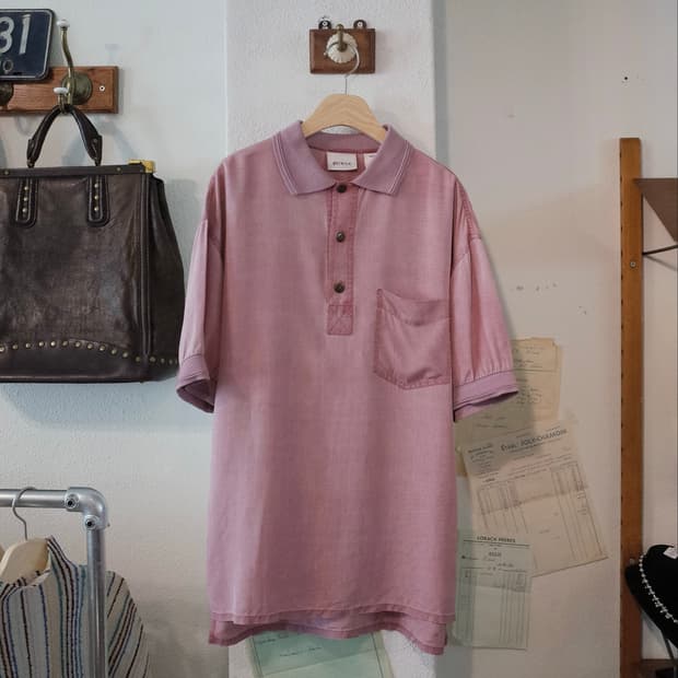 Silk 100% 90’s-00’s polo shirt 