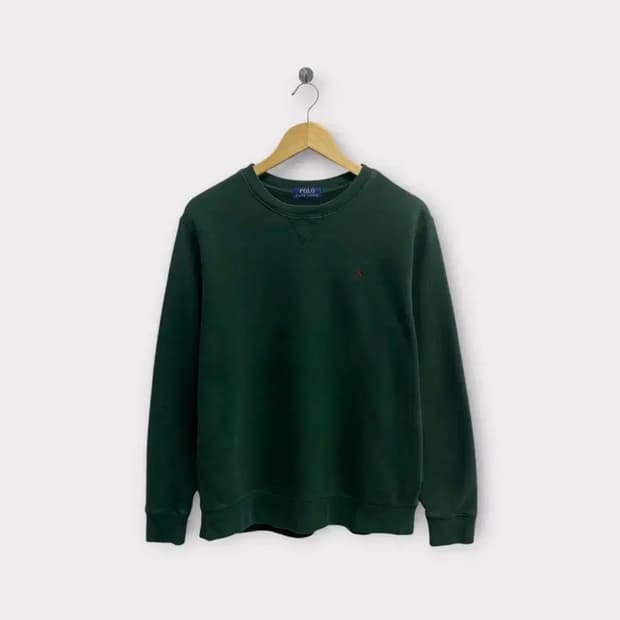 폴로 랄프로렌 딥그린 맨투맨 M