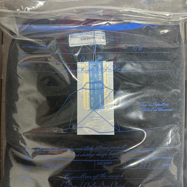 [새상품] 웨이비니스 드리프트 브이넥 차콜레드 3