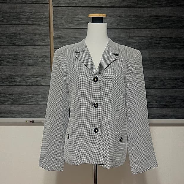 일본 빈티지 체크 자켓 