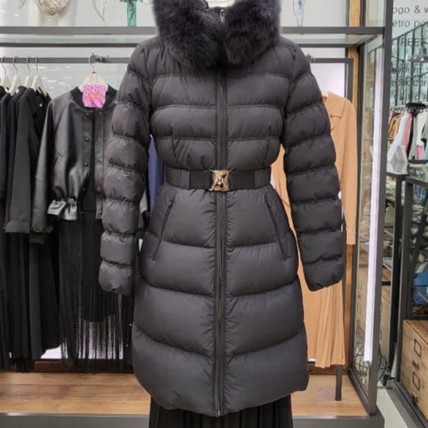 DEWL 듀엘 폭스퍼 벨티드 구스다운