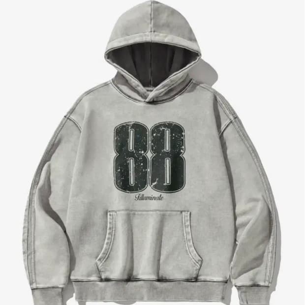 필루미네이트 88 피그먼트 후드티 L