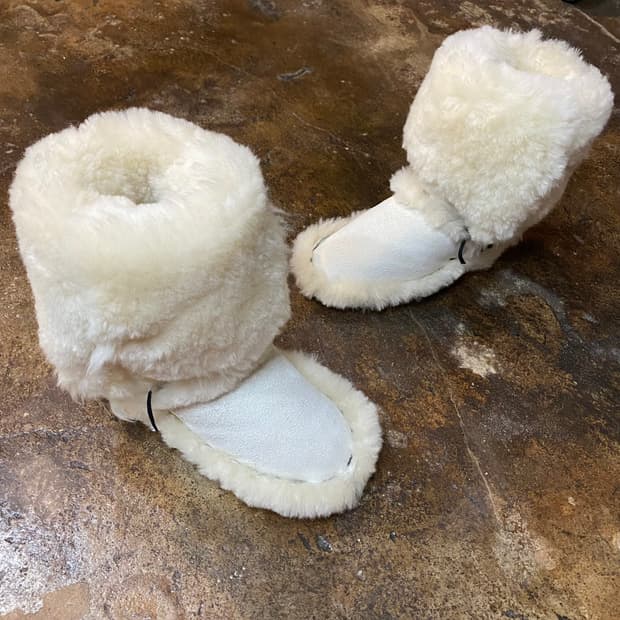 (7) imperfect Malibu cowboy 양털 부츠