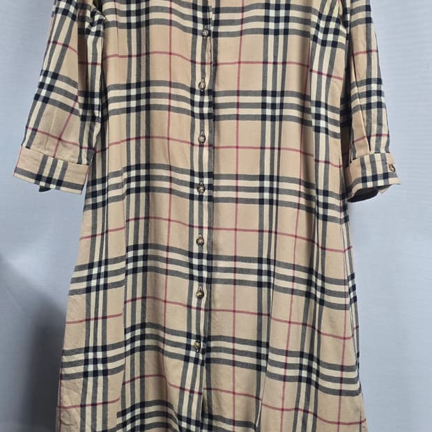 BURBERRY 버버리 노바체크 롱 원피스 66