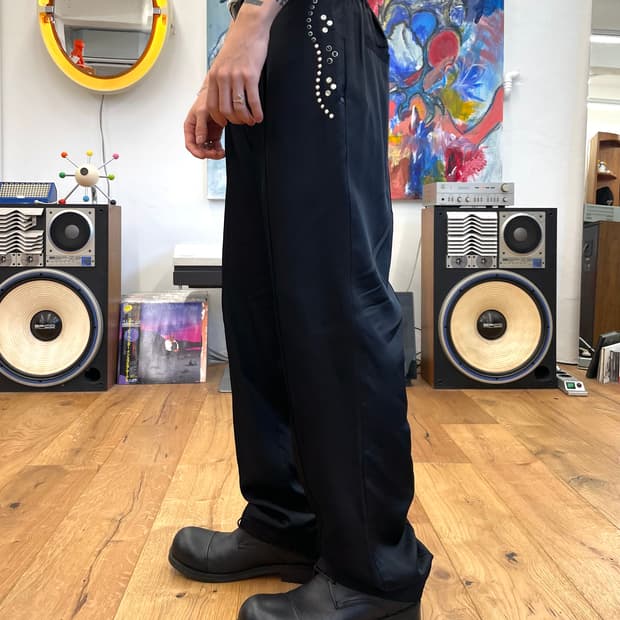 [44] 토가 비릴리스 스터드 큐프라 팬츠