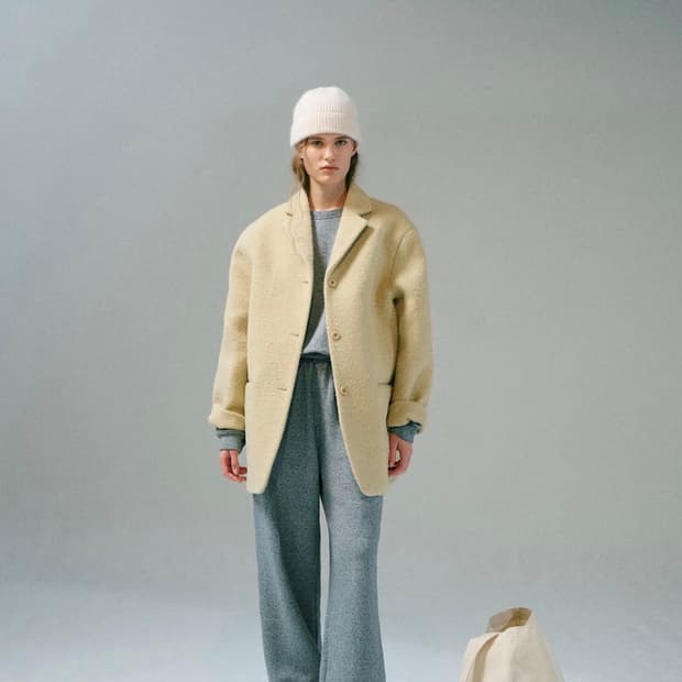 레터 Teddy coat (beige) - S