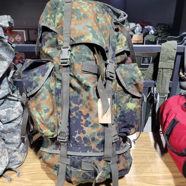 독일군 플렉탄 전투 배낭