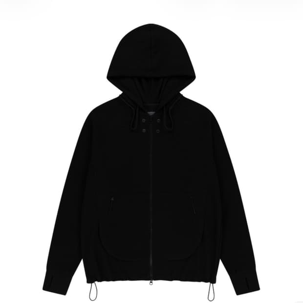 산산기어 서킷 집업 후디 블랙 1사이즈