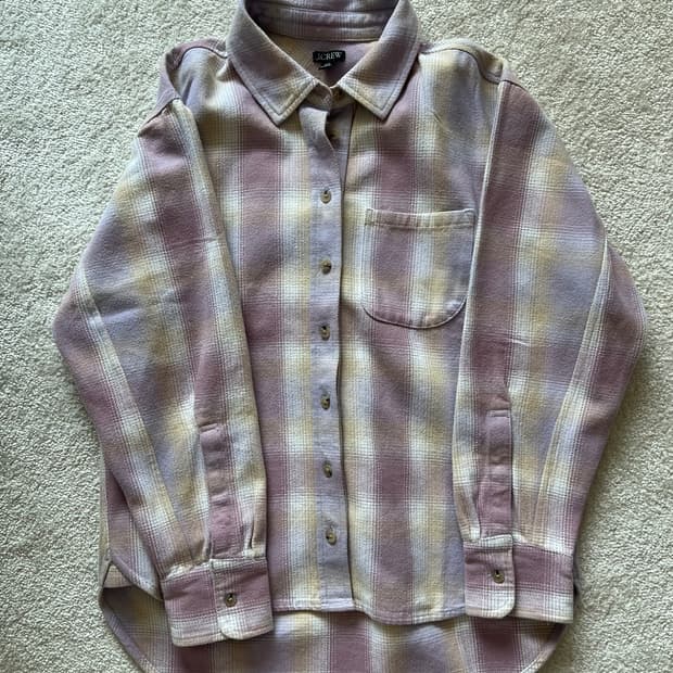 제이크루 체크 셔츠