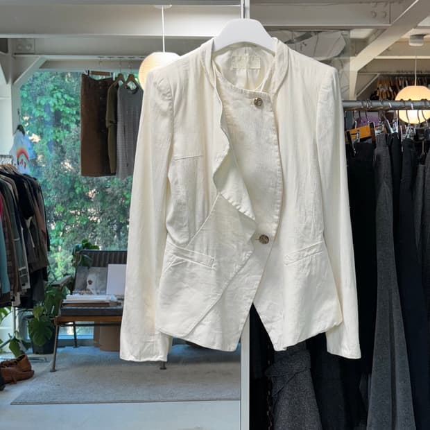 마인 린넨 나폴레옹 자켓