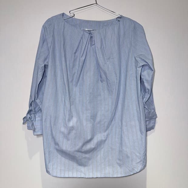 Japanese vintage blue blouse