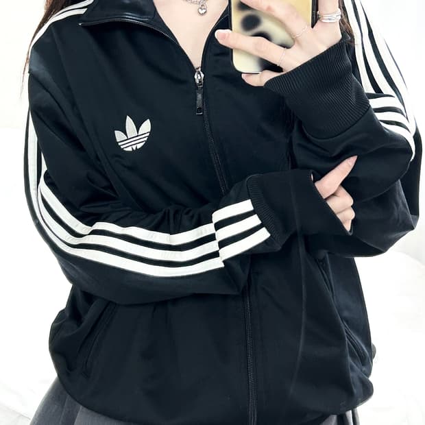 아디다스 블랙 파이어버드 져지