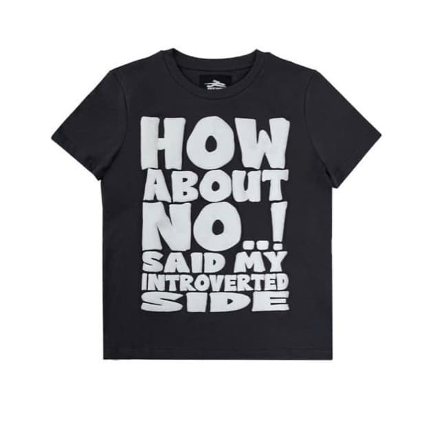 제노리포트 반팔 HOW ABOUT NO TEE (CHARCOAL)